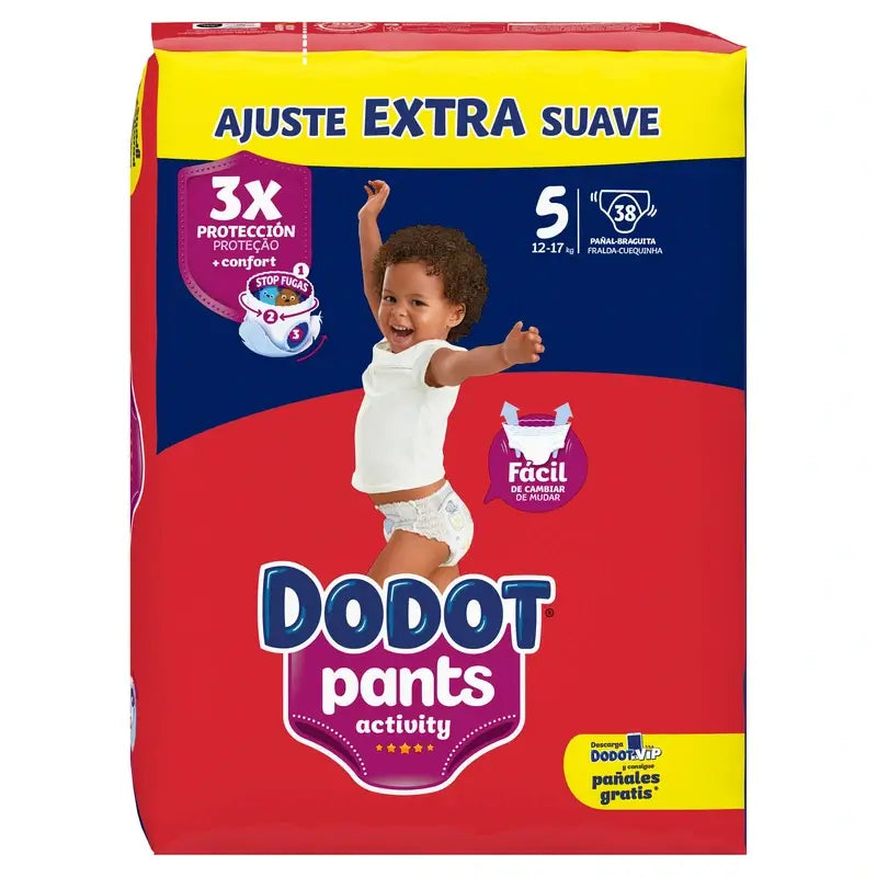Dodot Pants Activity Size 5, 38 Nappies