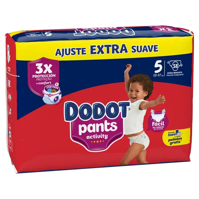 Dodot Pants Activity Size 5, 38 Nappies