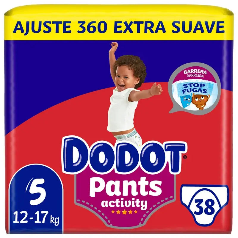 Dodot Pants Activity Size 5, 38 Nappies