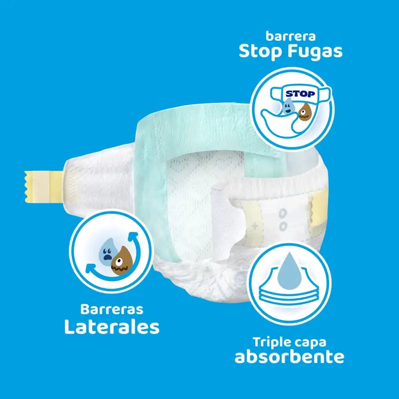 Dodot Baby Dry Size 3+ (7-11 Kg), 66 Nappies