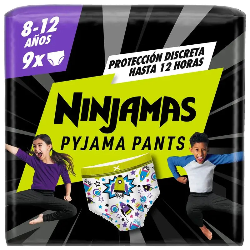 Dodot Ninjamas Size 8 Rocket, 9 Nappies