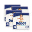 Dodot Pack 4X Sensitive Nappy Size 4 (9-14 Kg), 192 Units