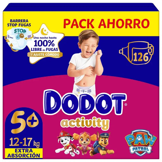 Dodot Nappy Activity Box Xxl Size 5 , 126 units