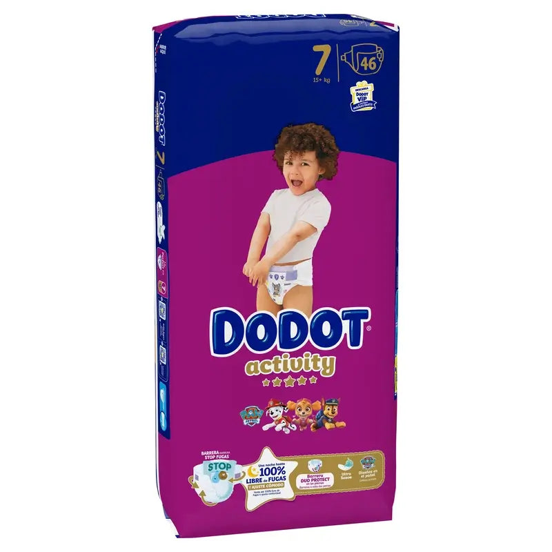 Dodot Activity Nappy Jumbo Pack Size 7 , 46 pieces