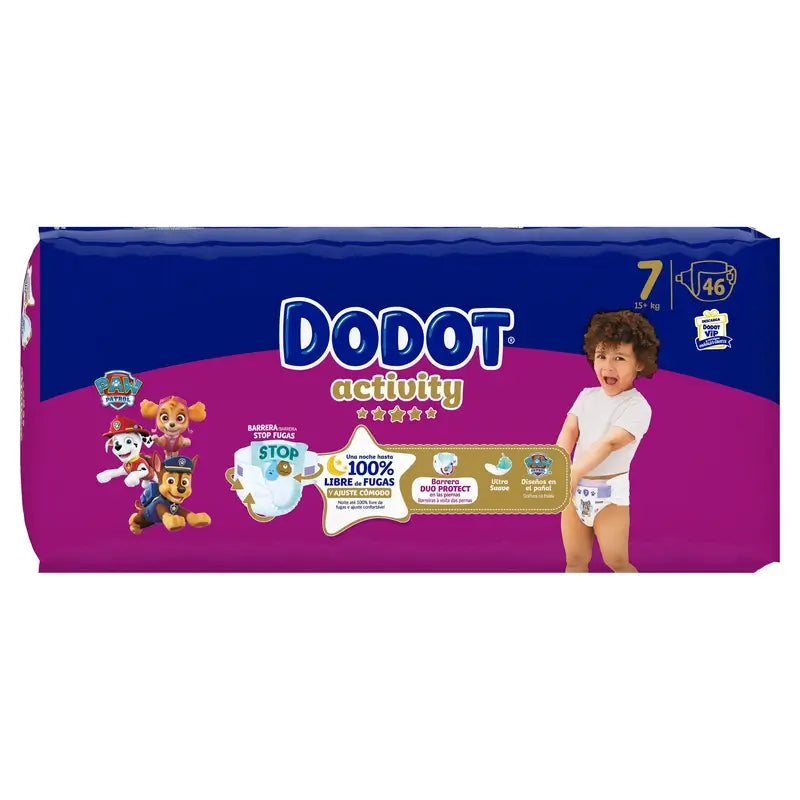 Dodot Activity Nappy Jumbo Pack Size 7 , 46 pieces