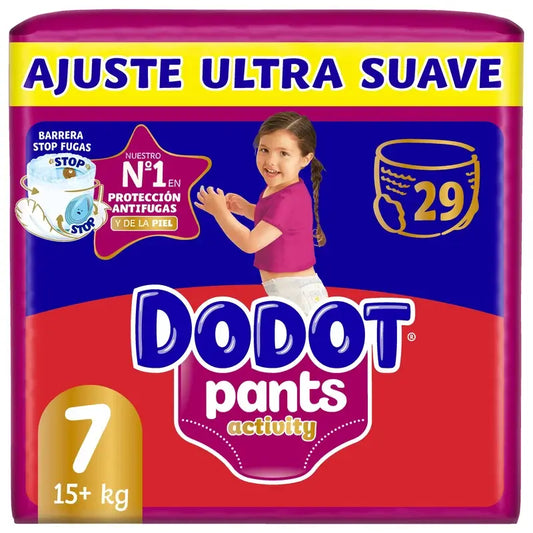 Dodot Diaper Pants Activity Extra Jumbo Pack Size 7 , 29 pieces