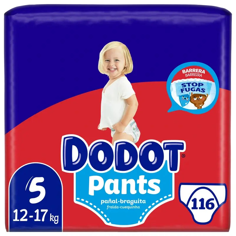 Dodot Pants Panty Size 5, 58 Nappies