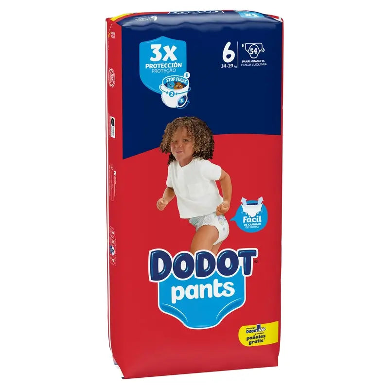 Dodot Pants Panty Size 6, 54 Nappies