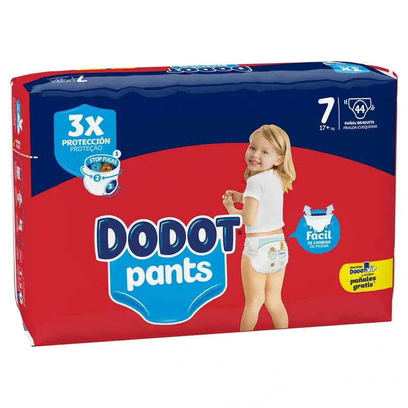 Dodot Pants Panty Size 7, 38 Diapers