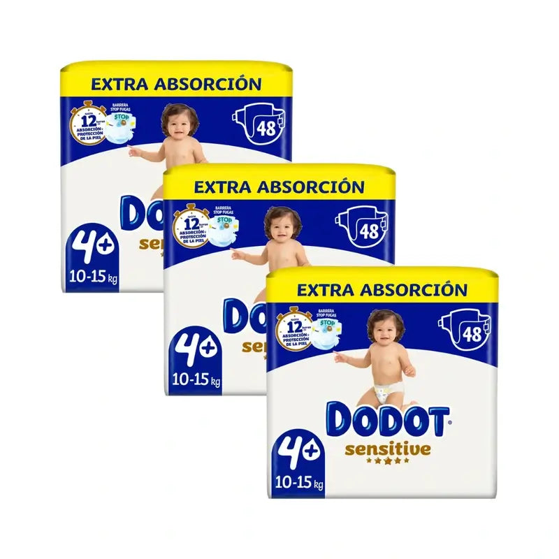 Dodot Sensitive Size 4, 144 Nappies