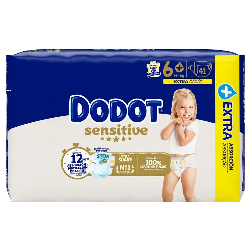 Dodot Sensitive Size 6, 41 Nappies