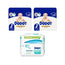 Dodot Sensitive Size 2, 2 x 80 Nappies + Pure Aqua Baby Wipes, 288 pcs.