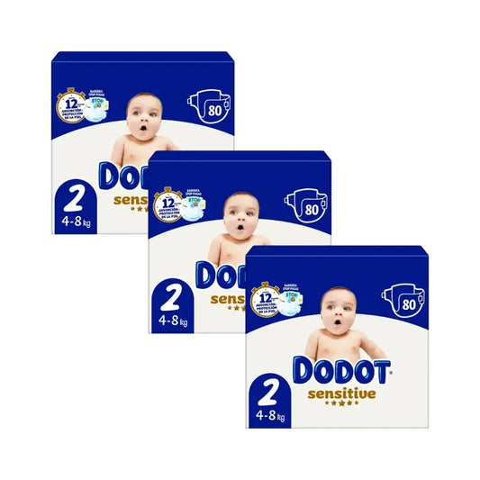 Dodot Sensitive Size 2, 240 Nappies