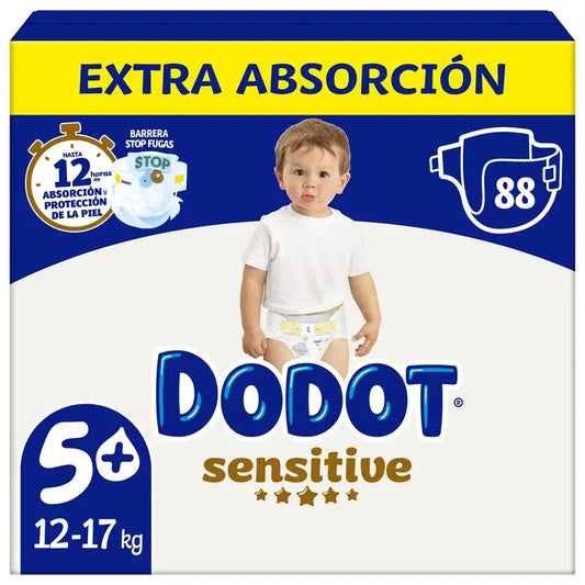 Dodot Sensitive Extra-Box Size 5, 88 Nappies