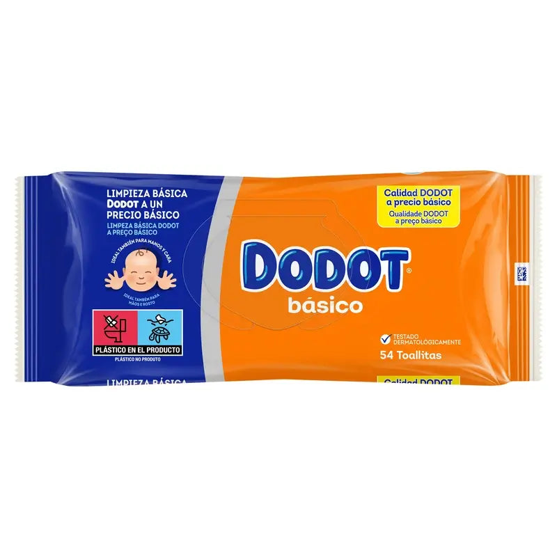 Dodot Dodot Wipes Basic, 54 Units
