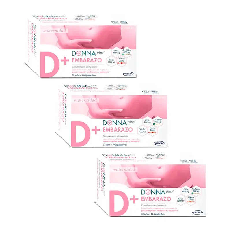 DonnaPlus Pregnancy Pack 3 x 30 + 30