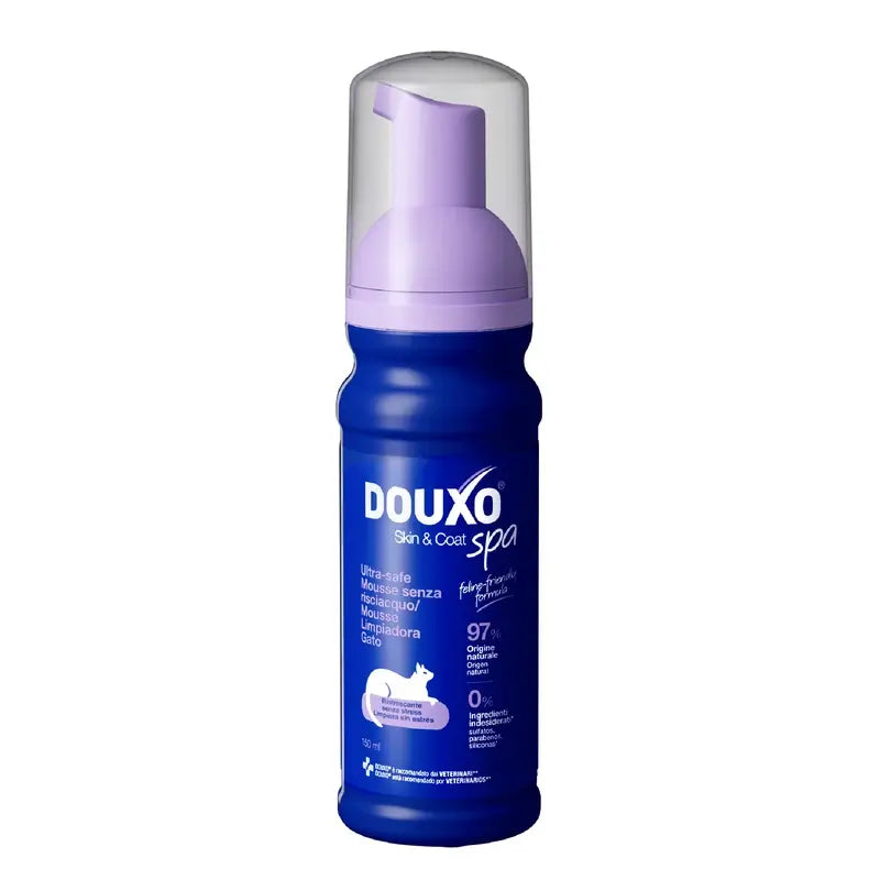 Douxo Skin & Coat Spa Ultra Gentle Cleansing For Stress-Free Cat Cleansing, 150 ml