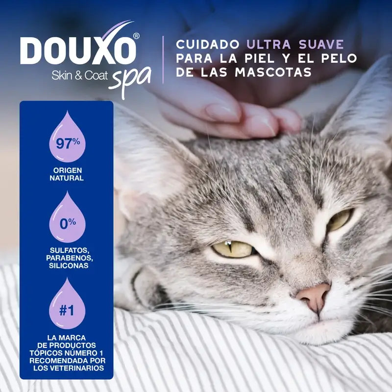 Douxo Skin & Coat Spa Ultra Gentle Cleansing For Stress-Free Cat Cleansing, 150 ml
