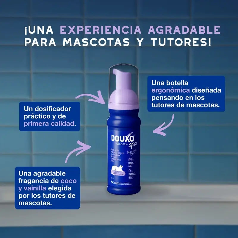 Douxo Skin & Coat Spa Ultra Gentle Cleansing For Stress-Free Cat Cleansing, 150 ml