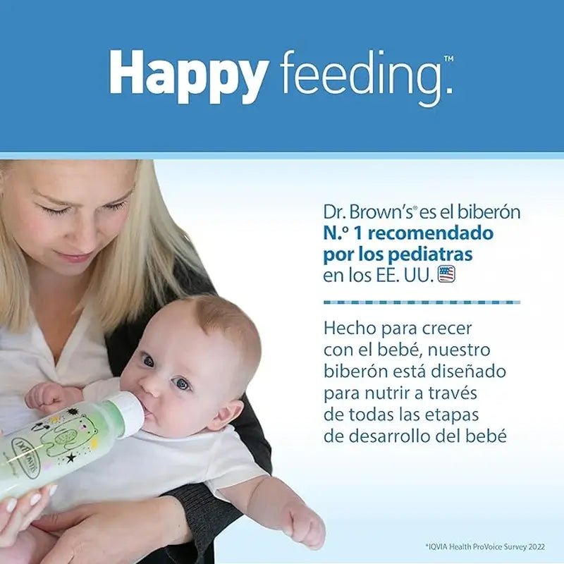 Dr. Brown's Anti-colic Bottle Options+ Standard Format, 250 ml