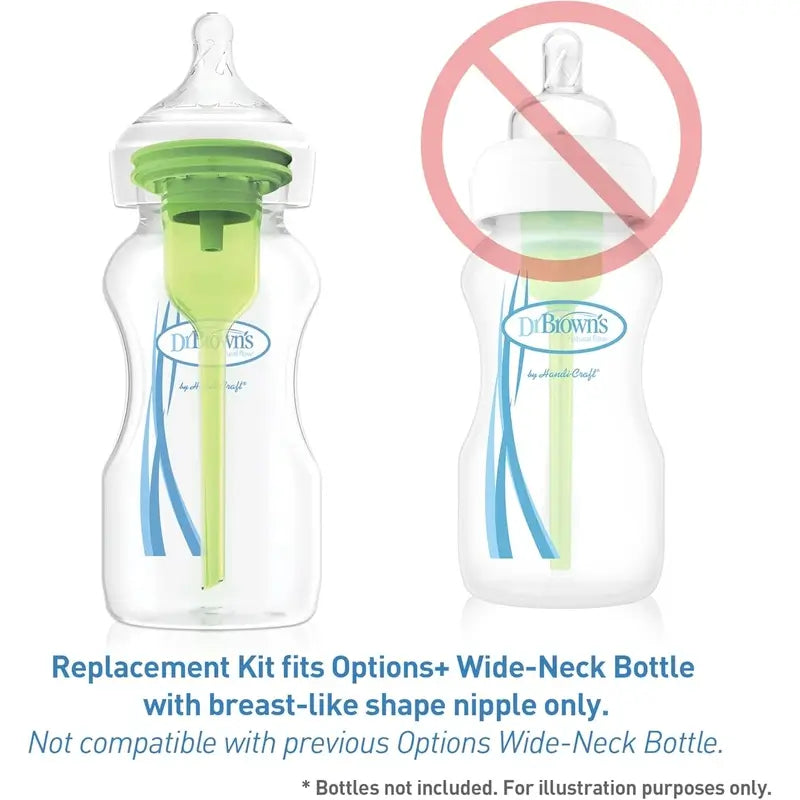 Dr.Brown's Refill Kit 270 ml (2 Valves, 2 Tubes and 2 Caps)