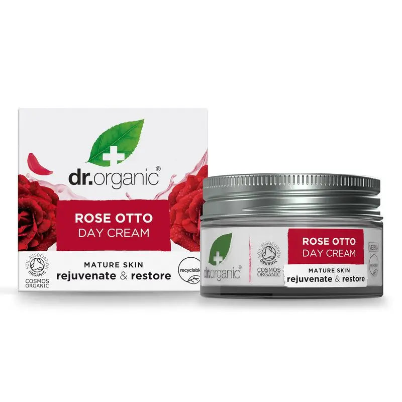 Dr.Organic Rosa Damascena Mature Skin Day Cream, 50 ml