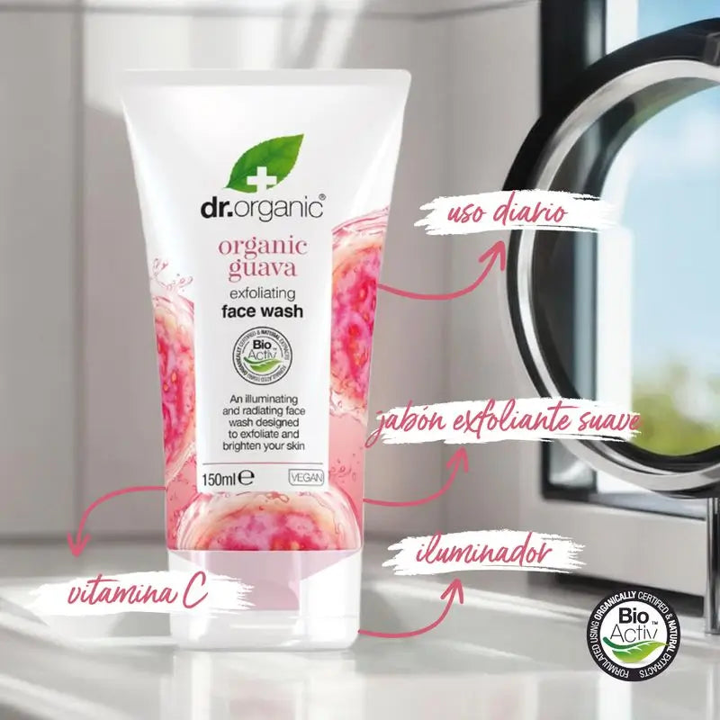 Dr. Organic Guava Facial Scrub 150Ml.