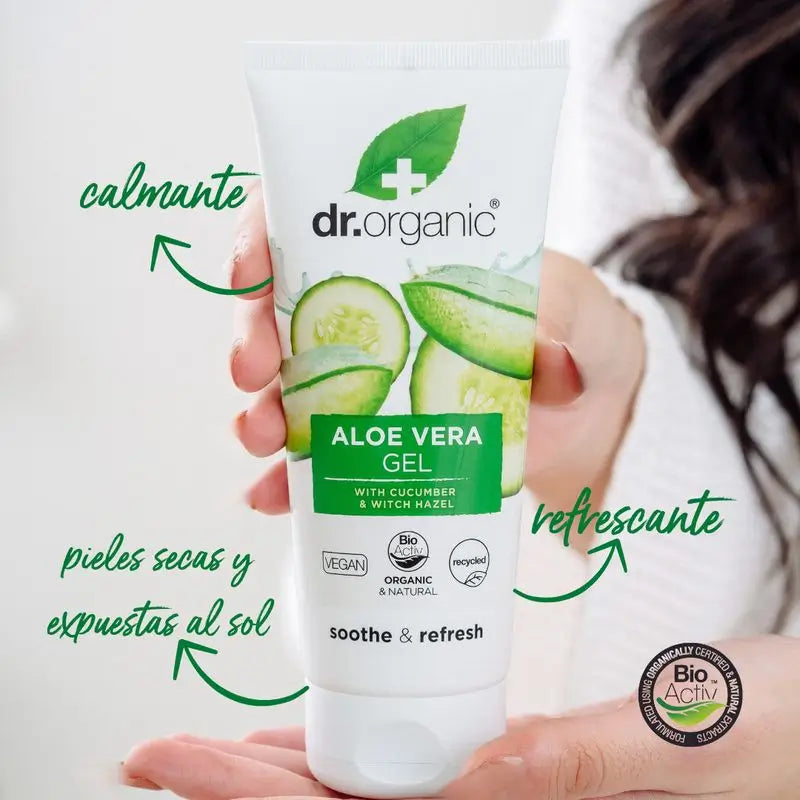 Dr.Organic Aloe Vera Moisturising Body Gel All Skin Types, 200 ml