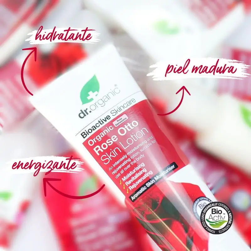 Dr. Organic Damask Rose Body Lotion 200Ml.