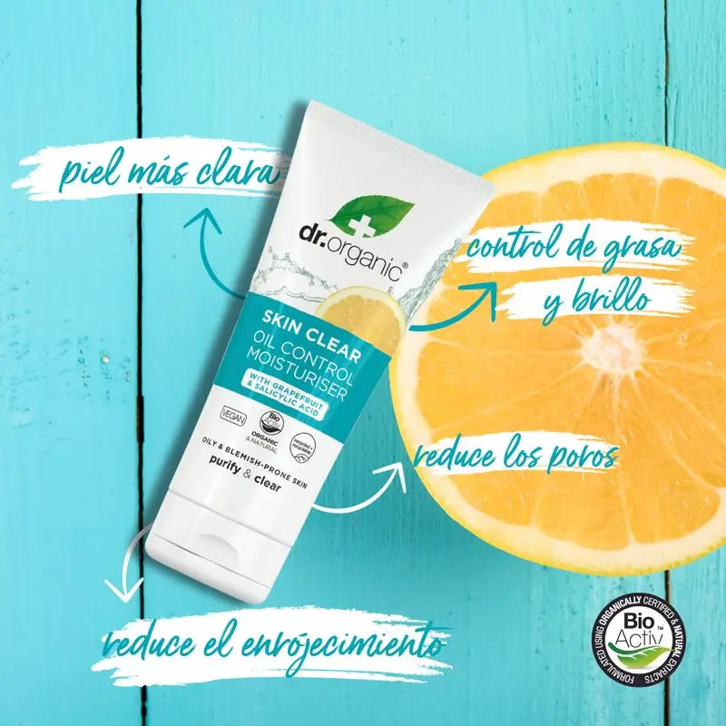 Dr.Organic Skin Clear Facial Cream Acneic or Oily Skin, 50 ml