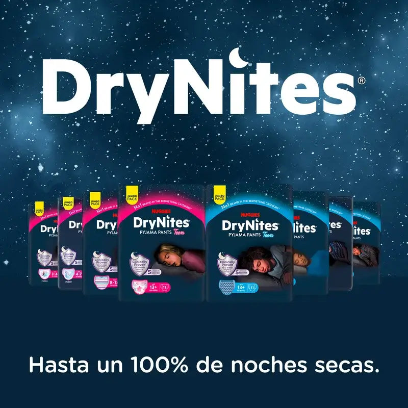 Drynites Night Nappies Size 4-7 Girl, 10 pcs.