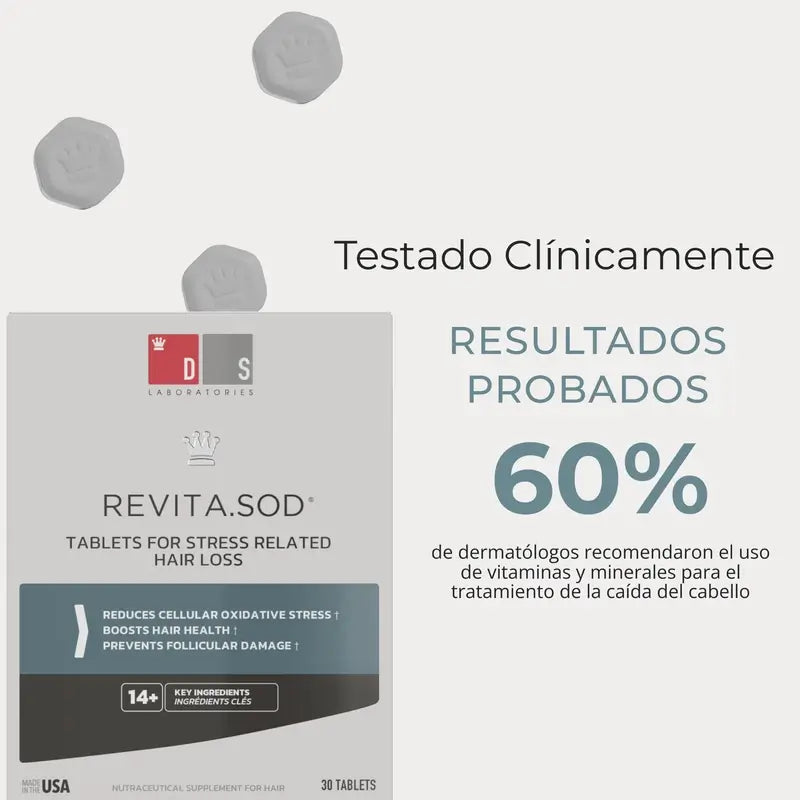 Ds Laboratories Revita Sod Anti-Hair Loss Tablets, 30 pcs