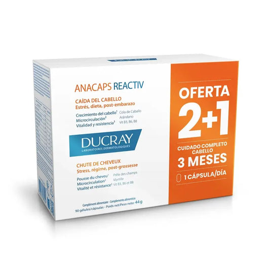 Ducray Anacaps Reactiv, 90 Capsules