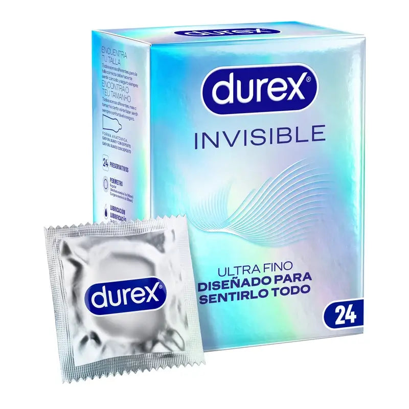 Durex Invisible, 24 Condoms