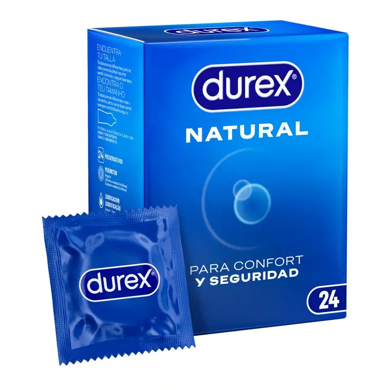 Durex Condoms Natural Plus 24 units