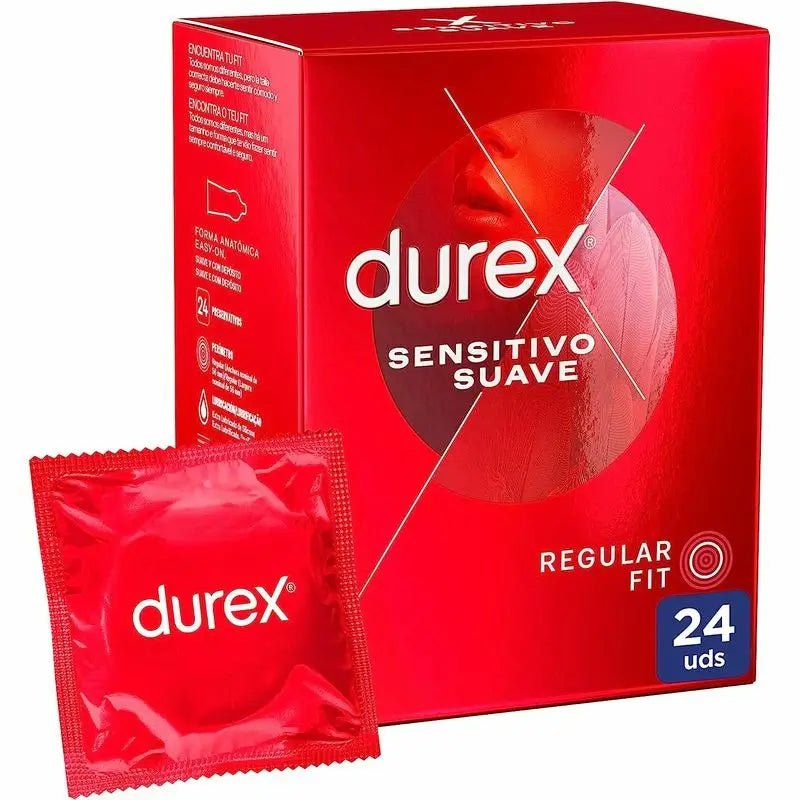 Durex Soft Sensitive Condoms For Increased Sensitivity 24 units
