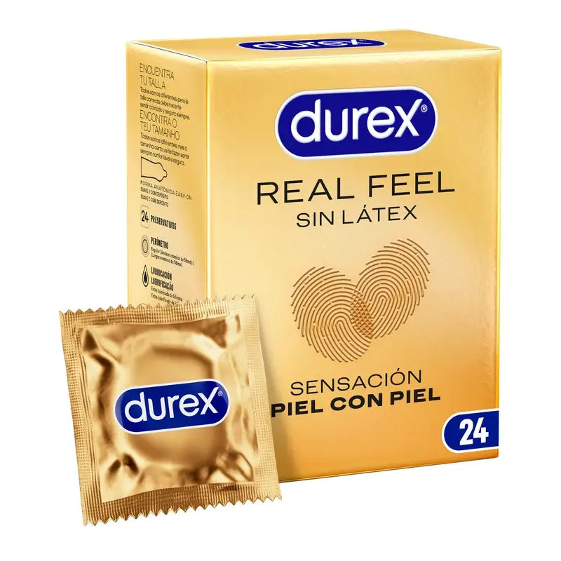 Durex Real Feel Condoms 24 pieces