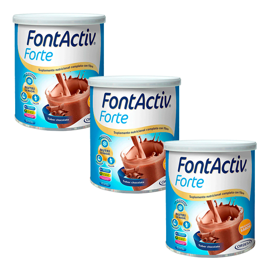 FontActiv Pack Forte Chocolate, 3x800g