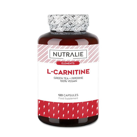 Nutralie L-Carnitine 1000Mg + Green Tea + Piperine Fat Burner , 120 capsules