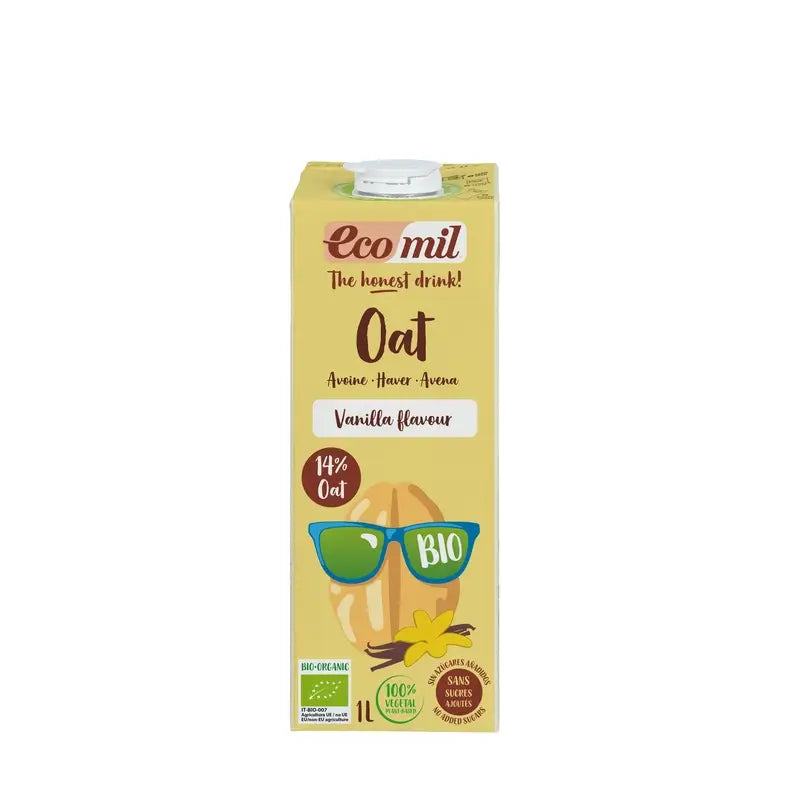 Ecomil Organic Vanilla Flavoured Vegetable Drink Tetrabrik Bio, 1 litre