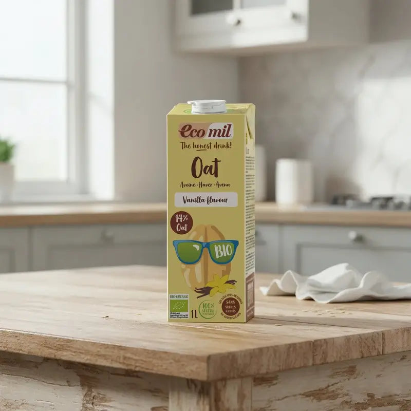 Ecomil Organic Vanilla Flavoured Vegetable Drink Tetrabrik Bio, 1 litre