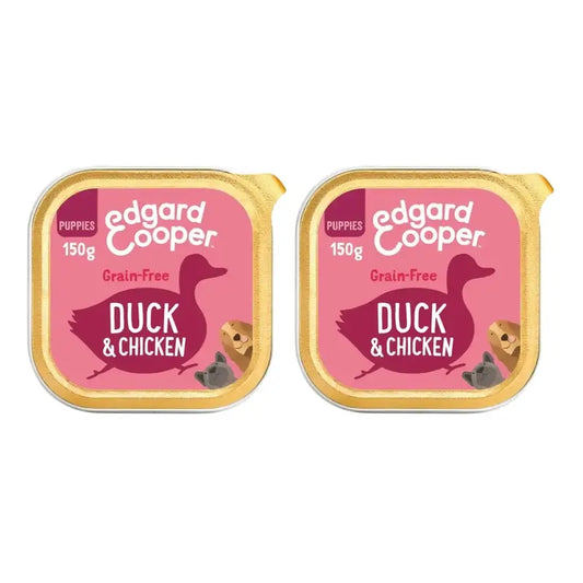 Edgard & Cooper Wet Puppy Meal 11X150G Duck & Chicken, Pack Of 2