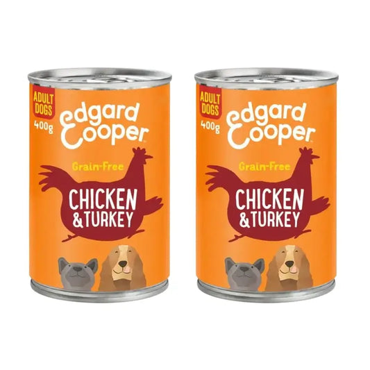 Edgard & Cooper Wet Dog Food 6X400G Chicken, Pack Of 2
