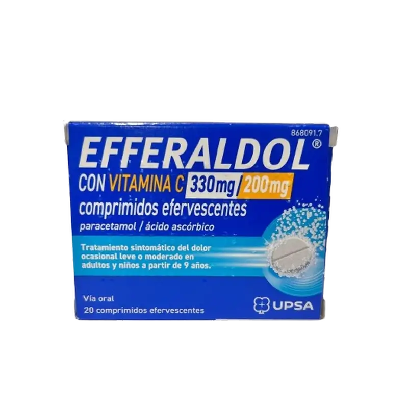 Efferaldol Vitamin C 20 Effervescent Tablets