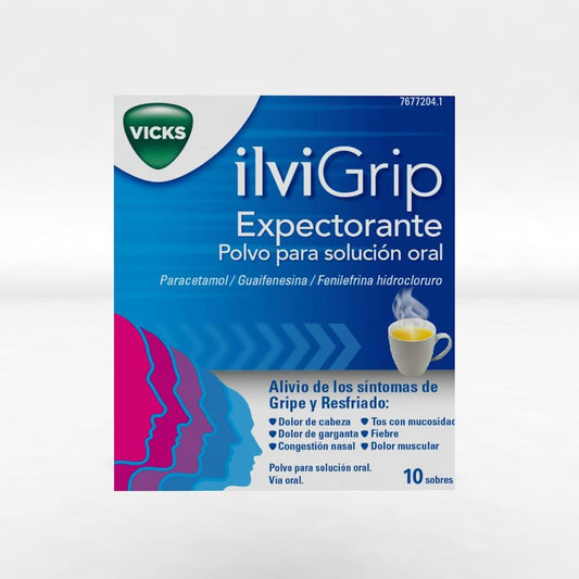 Ilvigrip Expectorant powder for oral solution, 10 sachets