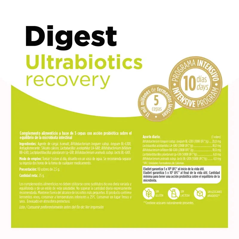 Eladiet Digest UltraBiotics Recovery