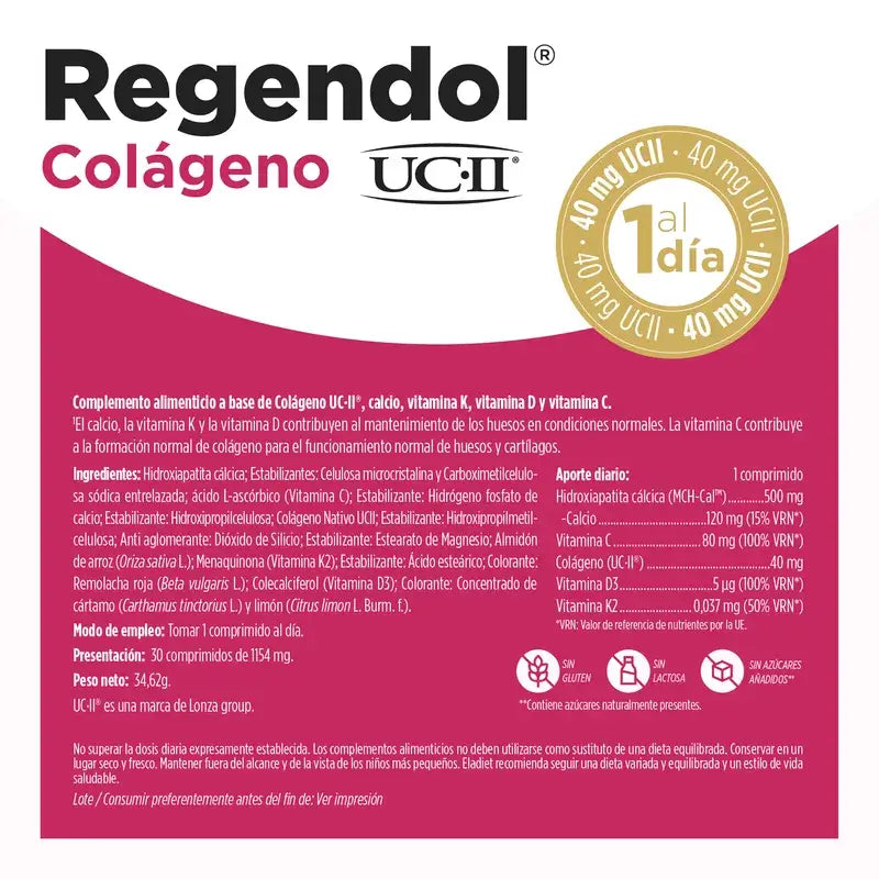 Eladiet Regen & Dol Uc Ii 40Mg, 30 tablets