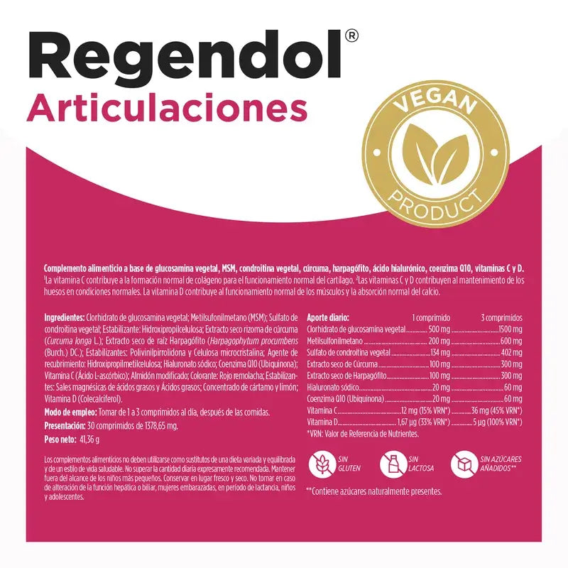 Eladiet Regen & Dol Amp Vegan, 30 tablets