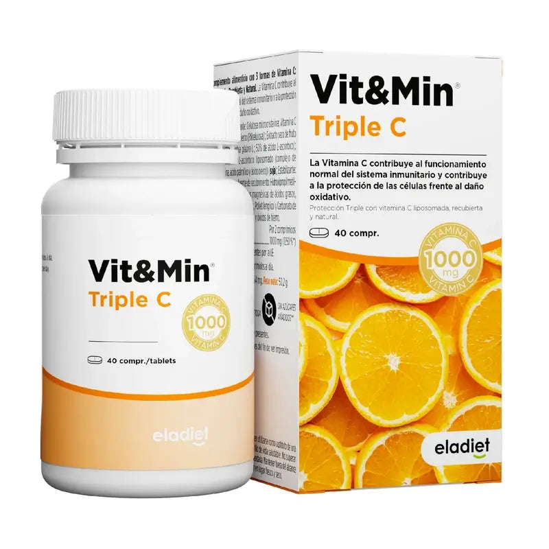 Eladiet Triple C Vit. C Liposomada 40 tablets