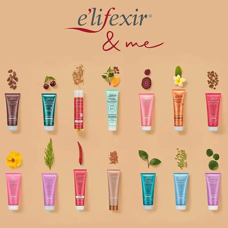 Elifexir Actidren Gel Relaxing Drainage Cream Tired Legs 200Ml